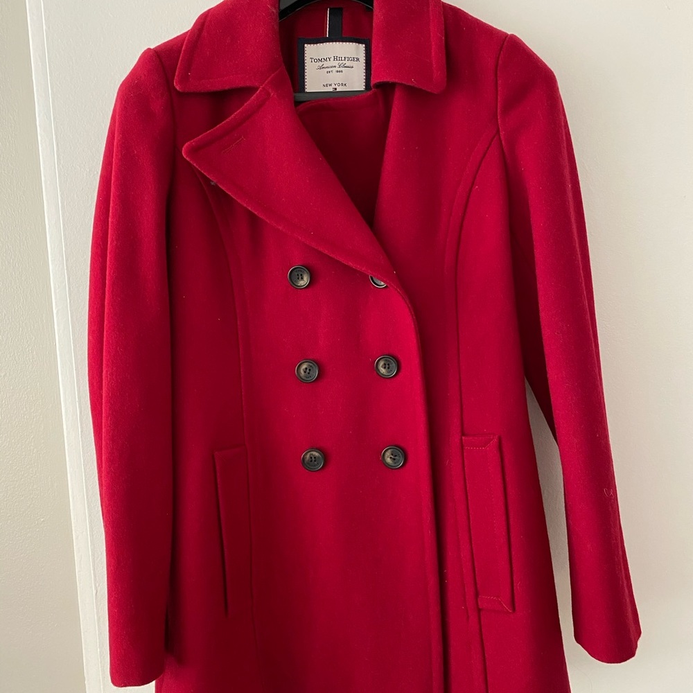 Tommy Hilfiger Double-Breasted Pea Coat